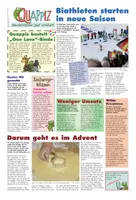 Vorschau - Text - QUAPPIZ-Kindernachrichten, Ausgabe 24.11.2022 - Deckblatt
