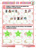 Vista previa - Juegos / Gamificación - Calendario de Adviento Primaria - página 1
