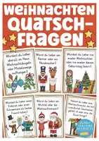 Vorschau - Spiele - Weihnachten Quatschfragen für die Adventszeit - Deckblatt