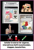 Vorschau - Unterrichtsreihen - Nachkriegszeit Interaktives Heft Scrapbook-Style - Nürnberger Prozesse - Besatzungszonen - Beschlüsse - UNO etc. - Seite 1