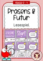 Vorschau - Unterrichtsreihen - Verben im Präsens & Futur - Lesespiel - Deckblatt