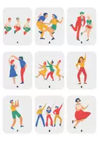 Aperçu - Préparation de séance / Séance complète - Cartes devinettes - danses - Page de couverture