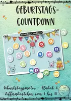 Vorschau - Poster - Countdown "Geburtstag" Klassenplakat mit Ziffernkärtchen - Deckblatt