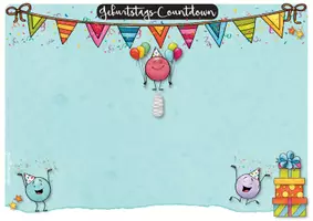 Vorschau - Poster - Countdown "Geburtstag" Klassenplakat mit Ziffernkärtchen - Seite 3