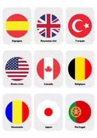 Aperçu - Préparation de séance / Séance complète - Cartes devinettes - drapeaux des pays - Page de couverture