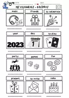Vorschau - Arbeitsblätter - Englisch Arbeitsblätter: Birthday - Seite 1