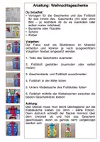 Vorschau - Mal- und Bastelvorlagen - Kunstidee Weihnachtsgeschenk - Seite 1