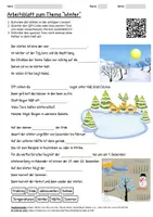 Vorschau - Arbeitsblätter - Arbeitsblatt "Winter" + Onlineübung & MP3 + Infografik - Deckblatt