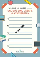 Vorschau - Poster - Poster für Klassenregeln - Klassenorganisation - Seite 3