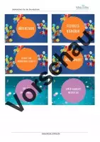 Vorschau - Fördermaterial/Inklusion - 18 Lobkärtchen für die Grundschule - Seite 1