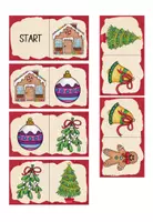 Vorschau - Spiele - Weihnachten - Wort/Bild Domino - differenziert - Seite 2