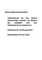 Vorschau - Stationenlernen - Schneekugel basteln - Seite 1