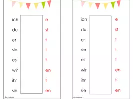 Vorschau - Spiele - Verbtafel - Spielerisches Konjugieren - Seite 1