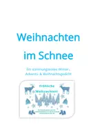Vorschau - Text - Weihnachten im Schnee / Weihnachts- & Wintergedicht - Deckblatt