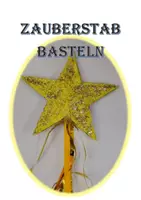 Vorschau - Stationenlernen - Zauberstab basteln - Deckblatt