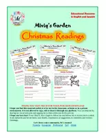 Vista previa - Hojas de trabajo - Mini Christmas Stories: Reading Comprehension - Portada
