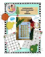 Vorschau - Poster - Achtsamer Adventskalender zum Rubbeln - Deckblatt