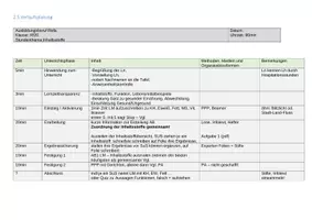 Vorschau - Stundenentwürfe - Nährstoffe in Lebensmitteln Unterrichtsplanung 2x 90min - Seite 2