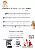 Vorschau - Arbeitsblätter - Nikolaus - Komm‘ in unser Haus! Liedblatt - Seite 1