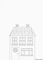 Vorschau - Mal- und Bastelvorlagen - Fensterdeko: Eine winterliche Stadt - Seite 3