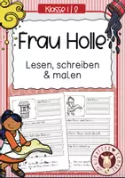 Vorschau - Unterrichtsreihen - FRAU HOLLE - lesen, schreiben, malen - Deckblatt