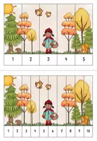 Vorschau - Spiele - Streifenpuzzles ZR 5 und ZR 10: Der Herbst (inkl. Blanko-Vorlagen) - Seite 1
