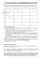 Vorschau - Arbeitsblätter - Heron-Verfahren mit Tabellenkalkulation (Arbeitsblatt mit Lösung) - Seite 3