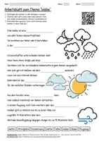 Vorschau - Arbeitsblätter - Arbeitsblatt "Wolke" + Onlineübung & MP3 + - Deckblatt