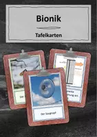 Vorschau - Bildkarten - Bionik - Tafelkarten passend zum Forscherheft - Deckblatt