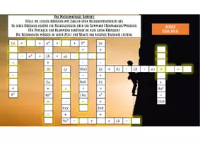Vorschau - Arbeitsblätter - Binomische Formeln - Quiz - Zweifach Differenzierend - Deckblatt
