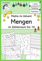 Vorschau - Arbeitsblätter - Mathe im Advent - Arbeitsblätter Mengen im ZR 10 - Deckblatt