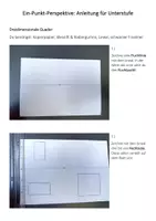 Vorschau - Bildkarten - Ein-Punkt-Perspektive für Unterstufe - Deckblatt