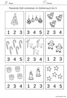 Vorschau - Arbeitsblätter - Mathe im Advent - Mengen bis 5 (Arbeitsblätter) - Seite 2