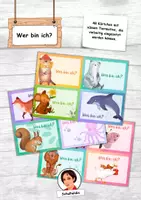 Vorschau - Bildkarten - Wer bin ich? - Deckblatt