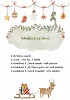 Vorschau - Arbeitsblätter - Englisch: Christmas words, games and worksheets - Seite 3