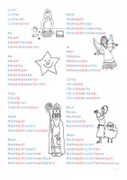 Vorschau - Arbeitsblätter - lange Weihnachtswörter silbiert - Ö und D Version für "Advent" - Seite 3