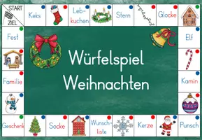 Vorschau - Spiele - Würfelspiel Weihnachten: Schreiben und Lesen - Seite 2