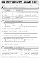 Vorschau - Arbeitsblätter - ALL ABOUT CHRISTMAS - Reading Comprehension (2-fach differenziert) + Conversation Strips - Seite 3