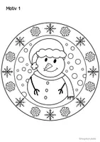 Vorschau - Mal- und Bastelvorlagen - 10 Mandalas Weihnachten / Winter - Seite 2