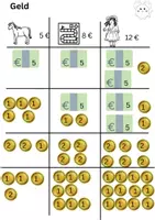 Vorschau - Arbeitsblätter - Geld Einführung Übungen erste Klasse - Seite 2
