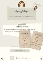 Vorschau - Anderer Materialtyp - Adventskalender - Weihnachten - Gutscheine für die Klasse - Deckblatt
