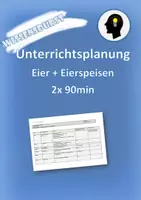 Vorschau - Stundenentwürfe - Unterrichtsplanung Eier Eierspeisen 2x 90min - Deckblatt