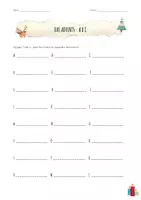 Vorschau - Arbeitsblätter - Advents - ABC - Weihnachtsspiel - Quiz - Rätsel - Seite 1
