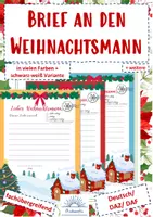 Vorschau - Arbeitsblätter - Brief an den Weihnachtsmann - Weihnachten (fachübergreifend, Deutsch, DAZ/DAF) - Deckblatt