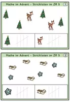Vorschau - Arbeitsblätter - Materialpaket - Mathe im Advent (Mengen im ZR 5 und 10) - Seite 3