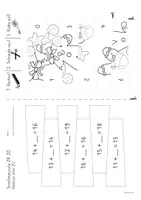 Vorschau - Arbeitsblätter - Rechenpuzzle Streifen | Weihnachten | ZR 20 | Addition ohne ZÜ - Seite 3