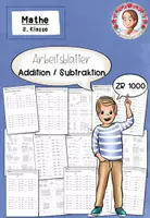 Vorschau - Arbeitsblätter - Arbeitsblätter zur Addition und Subtraktion im ZR 1000 (3. Klasse) - Deckblatt