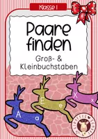 Vorschau - Unterrichtsreihen - Paare finden (Groß- und Kleinbuchstaben) RENTIERE - Deckblatt