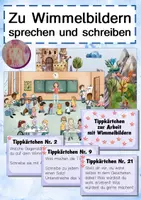 Vorschau - Fördermaterial/Inklusion - Wimmelbilder als Gesprächs- und Schreibanlass - Deckblatt