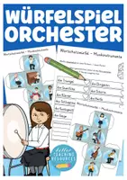 Aperçu - Jeux - Musikinstrumente Wortschatzwürfel Deutsch jeu Allemand - Page de couverture